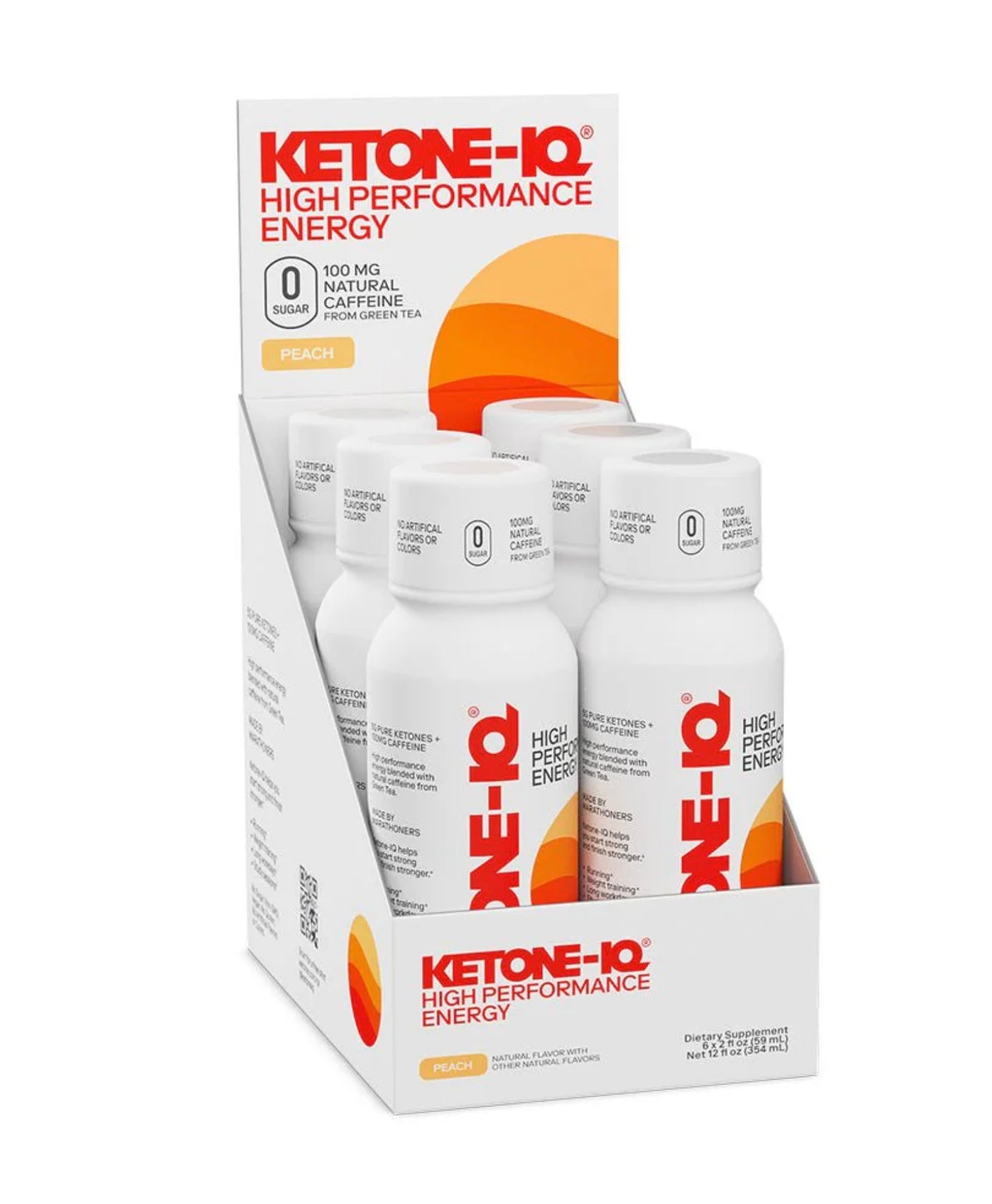 Ketone-IQ +Caffeine Shot Peach